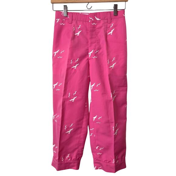 VINTAGE Capri Pants Women's S Cotton Blend Coastal Preppy Beach Summer Retro - Picture 1 of 11